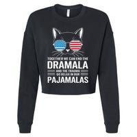 Together We Can End The Dramala And The Trauma And Go Relax Cropped Pullover Crew