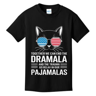 Together We Can End The Dramala And The Trauma And Go Relax Kids T-Shirt