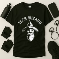 Tech Wizard Cool Technology I.T. Computer Whiz Techie Geek T-Shirt