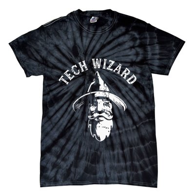 Tech Wizard Cool Technology I.T. Computer Whiz Techie Geek Tie-Dye T-Shirt