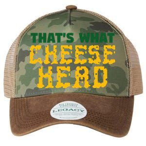 ThatS What Cheese Head Green And Gold She Said Legacy Tie Dye Trucker Hat