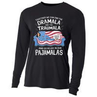 Together We Can End The Dramala And Traumala Pajamas Funny Cooling Performance Long Sleeve Crew