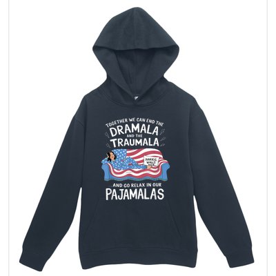 Together We Can End The Dramala And Traumala Pajamas Funny Urban Pullover Hoodie