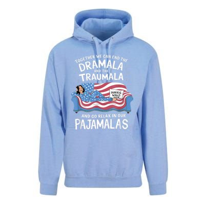 Together We Can End The Dramala And Traumala Pajamas Funny Unisex Surf Hoodie