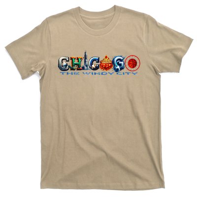 The Windy City A Chicago Sporting Team Fan A Fun Chicagoan T-Shirt