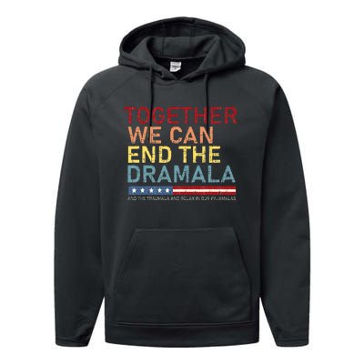 Together We Can End The Dramala Performance Fleece Hoodie