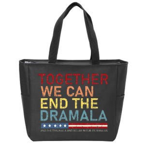 Together We Can End The Dramala Zip Tote Bag