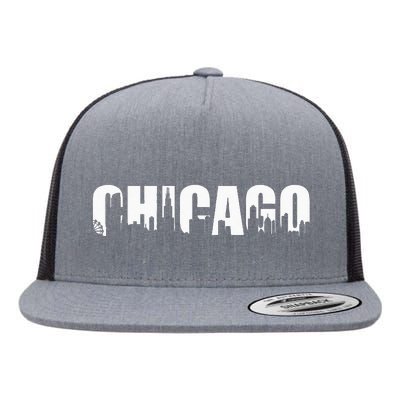 The Windy City Chicago Illinois Home City Flat Bill Trucker Hat