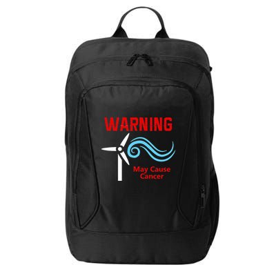 Trump Windmills Cause Cancer City Backpack