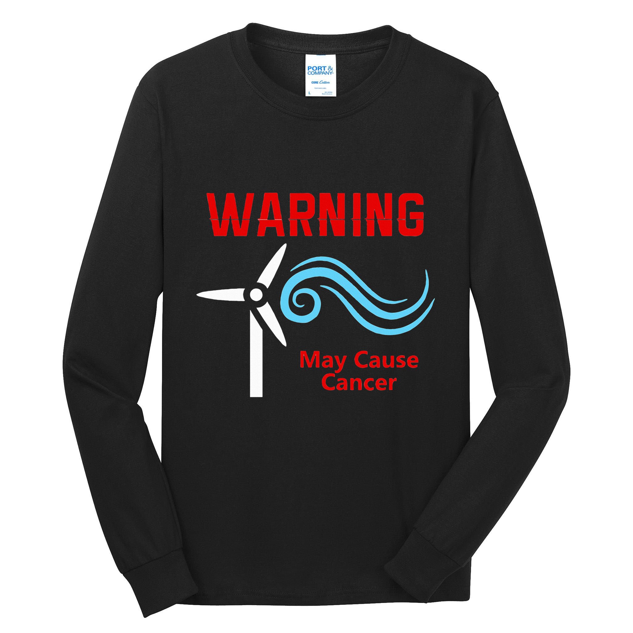 Trump Windmills Cause Cancer Tall Long Sleeve T-Shirt