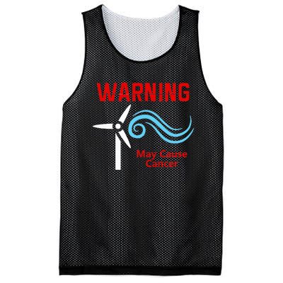 Trump Windmills Cause Cancer Mesh Reversible Basketball Jersey Tank