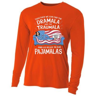 Together We Can End The Dramala And Traumala Pajamas Cooling Performance Long Sleeve Crew