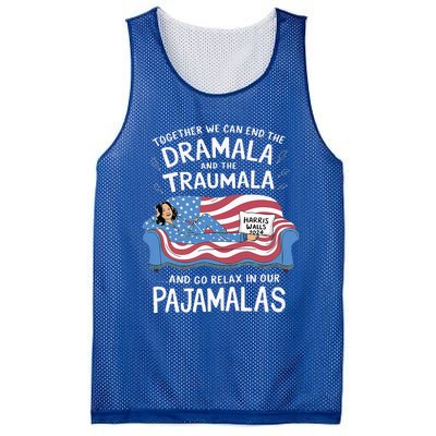 Together We Can End The Dramala And Traumala Pajamas Mesh Reversible Basketball Jersey Tank