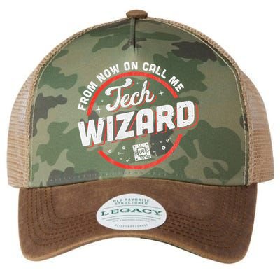 Tech Wizard Computer Repair & It Support Legacy Tie Dye Trucker Hat