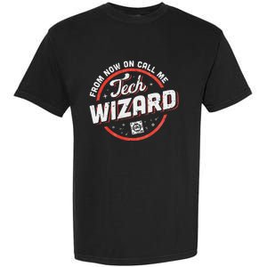 Tech Wizard Computer Repair & It Support Garment-Dyed Heavyweight T-Shirt