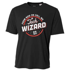 Tech Wizard Computer Repair & It Support Cooling Performance Crew T-Shirt