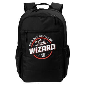 Tech Wizard Computer Repair & It Support Daily Commute Backpack