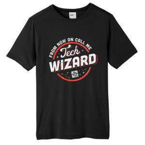 Tech Wizard Computer Repair & It Support Tall Fusion ChromaSoft Performance T-Shirt