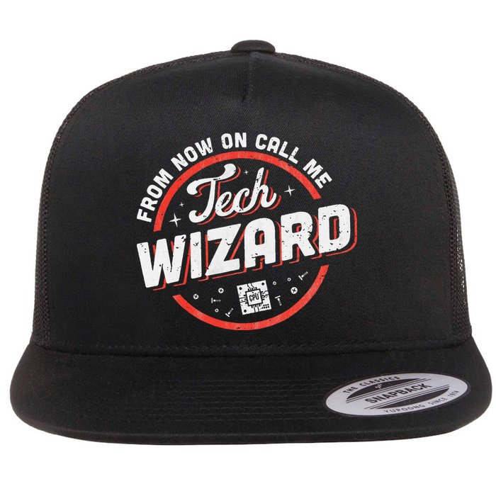 Tech Wizard Computer Repair & It Support Flatbill Hat