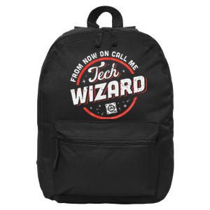 Tech Wizard Computer Repair & It Support 16 in Basic Backpack