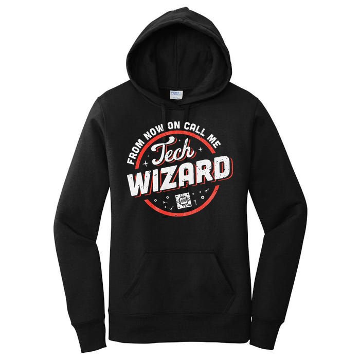 Tech Wizard Computer Repair & It Support Women's Pullover Hoodie