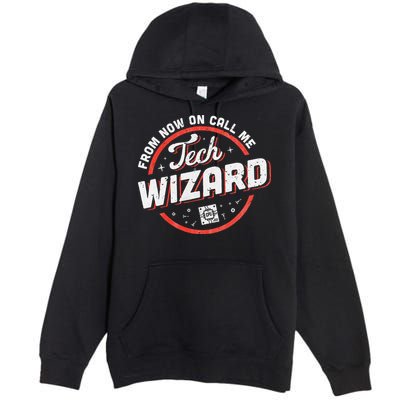 Tech Wizard Computer Repair & It Support Premium Pullover Hoodie