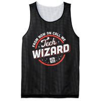 Tech Wizard Computer Repair & It Support Mesh Reversible Basketball Jersey Tank