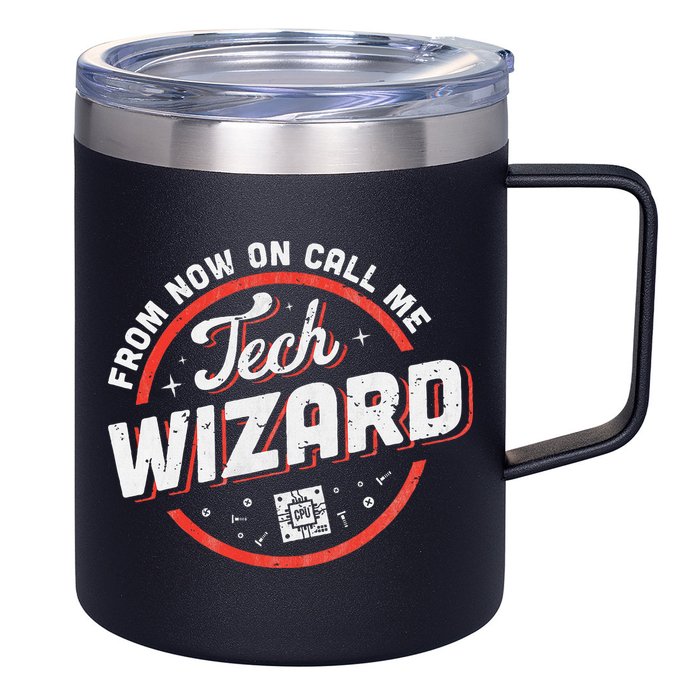 Tech Wizard Computer Repair & It Support 12oz Stainless Steel Coffee Mug