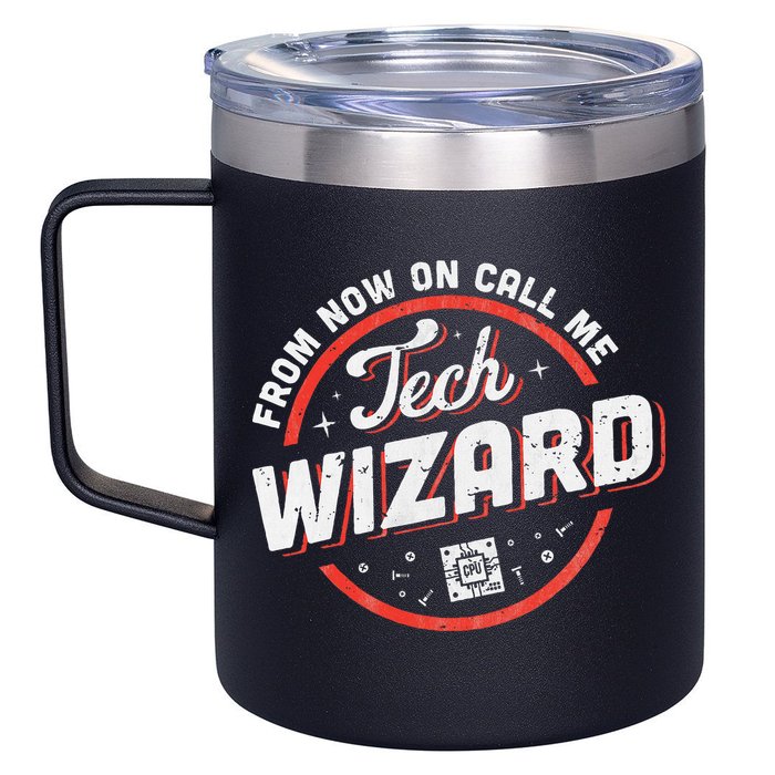Tech Wizard Computer Repair & It Support 12oz Stainless Steel Coffee Mug