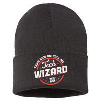 Tech Wizard Computer Repair & It Support Sustainable Knit Beanie