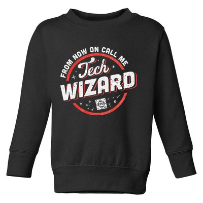 Tech Wizard Computer Repair & It Support Toddler Sweatshirt