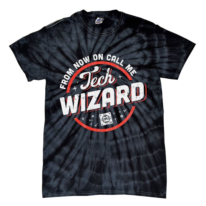Tech Wizard Computer Repair & It Support Tie-Dye T-Shirt