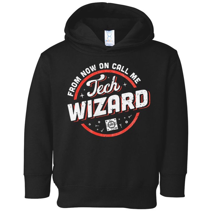 Tech Wizard Computer Repair & It Support Toddler Hoodie