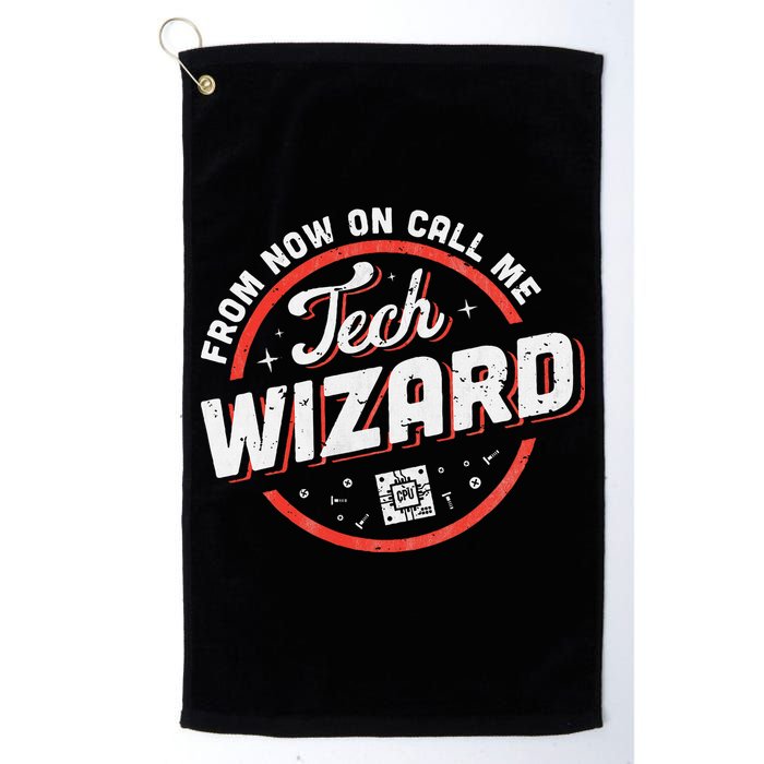 Tech Wizard Computer Repair & It Support Golf Towel