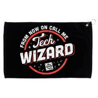 Tech Wizard Computer Repair & It Support Grommeted Golf Towel
