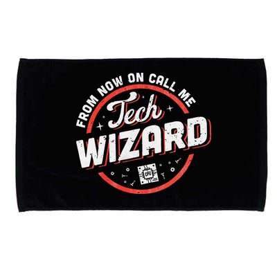 Tech Wizard Computer Repair & It Support Microfiber Hand Towel