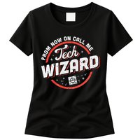 Tech Wizard Computer Repair & It Support Womens T-Shirt