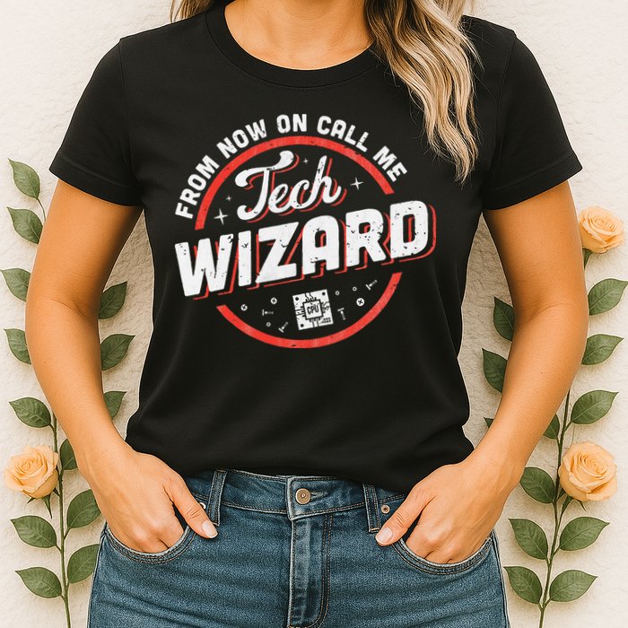 Tech Wizard Computer Repair & It Support Womens T-Shirt