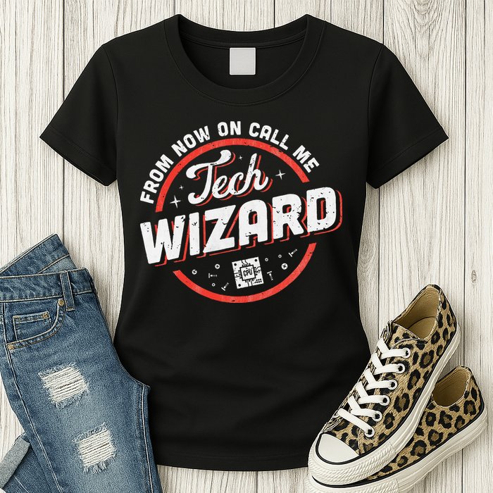 Tech Wizard Computer Repair & It Support Womens T-Shirt
