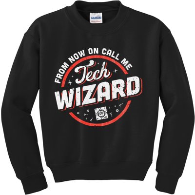 Tech Wizard Computer Repair & It Support Kids Sweatshirt