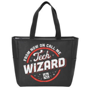 Tech Wizard Computer Repair & It Support Zip Tote Bag