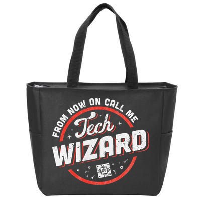 Tech Wizard Computer Repair & It Support Zip Tote Bag