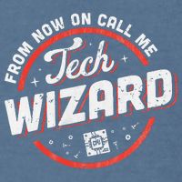 Tech Wizard Computer Repair & It Support Garment-Dyed Sweatshirt