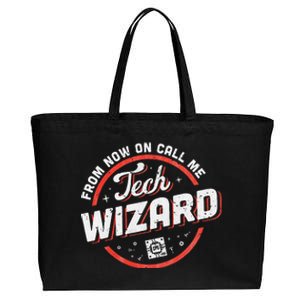 Tech Wizard Computer Repair & It Support Cotton Canvas Jumbo Tote