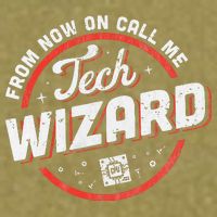 Tech Wizard Computer Repair & It Support Garment-Dyed Women's Muscle Tee