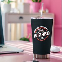 Tech Wizard Computer Repair & It Support Permanent Decal Sticker