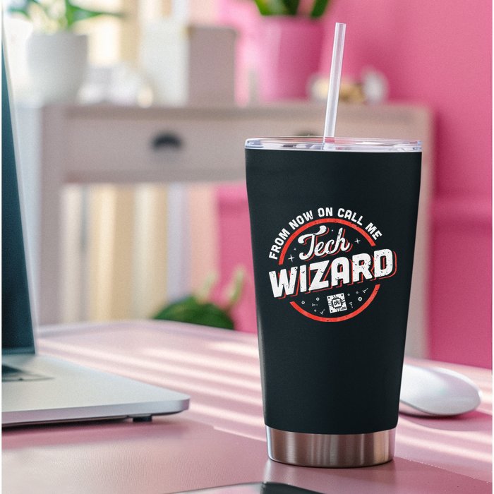 Tech Wizard Computer Repair & It Support Permanent Decal Sticker