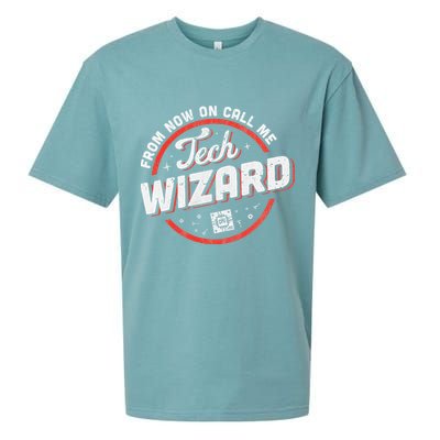 Tech Wizard Computer Repair & It Support Sueded Cloud Jersey T-Shirt