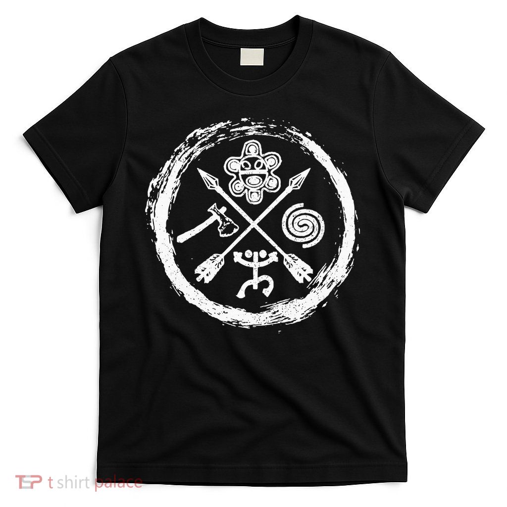 Taino Warrior Coqui Sun Puerto Rico Taina Boricua Boriken T-Shirt