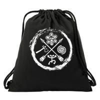 Taino Warrior Coqui Sun Puerto Rico Taina Boricua Boriken Drawstring Bag